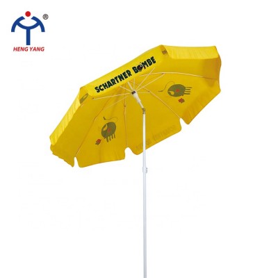 Custom 8K 1.6m 1.8m 2m portable beach advertising promotion folding umbrella with LOGO prints