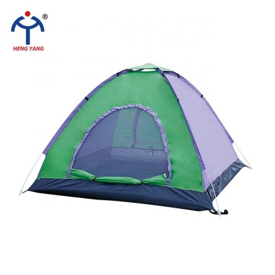 Customized quick open 1-2 person 3-4 person outdoor inflatable camping tent with carry bag